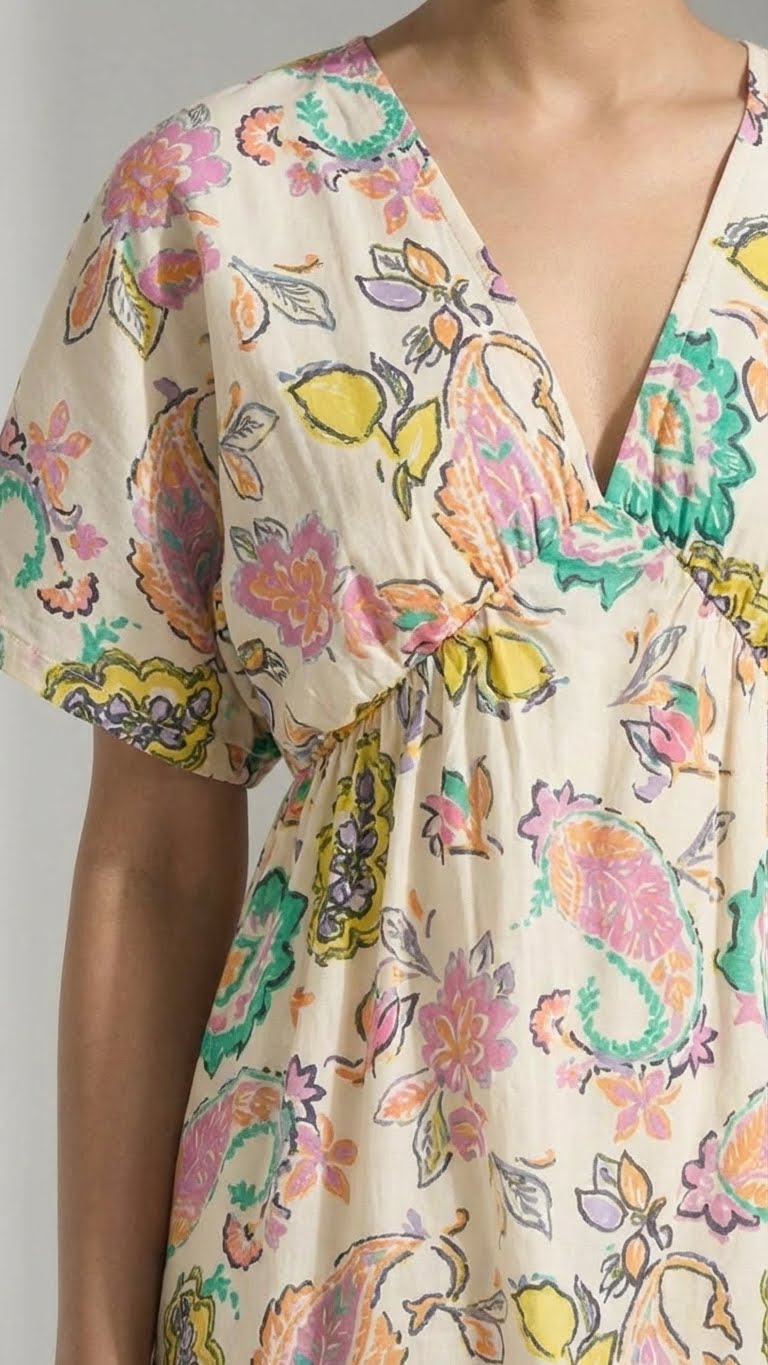 Pastelle Printed Paisley Mini Dress