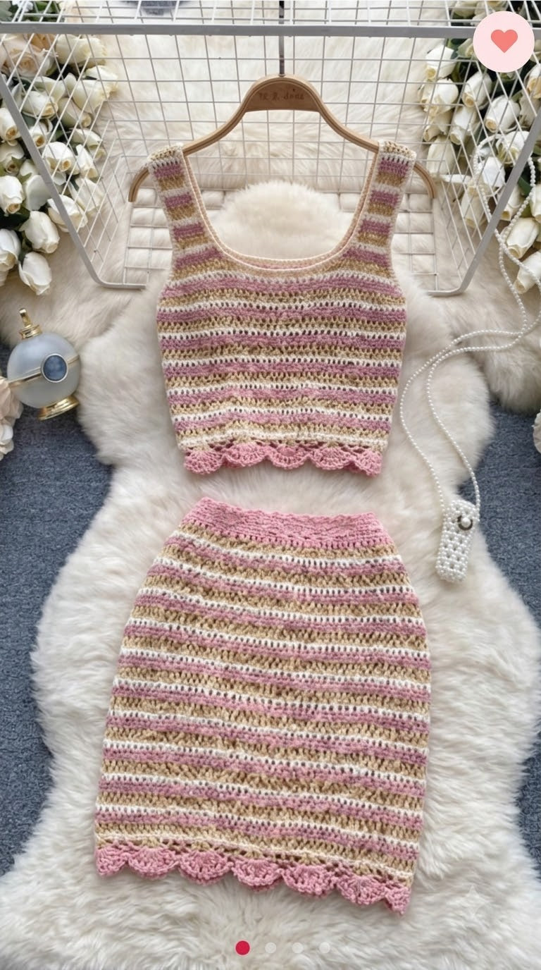 Lumière Coastal Skirt Set