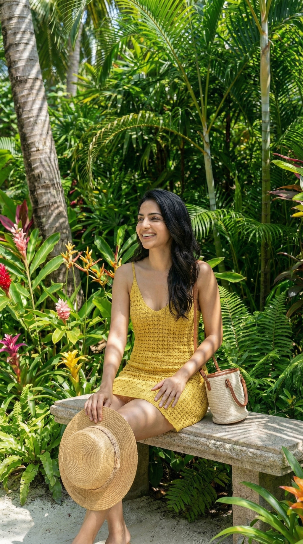 Capri Crochet Mini Dress