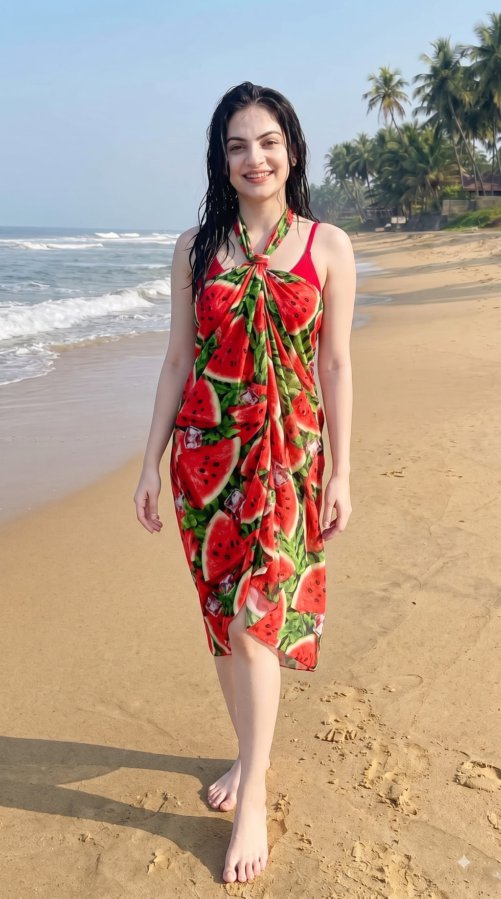 Women's Printed Coastal Sarong