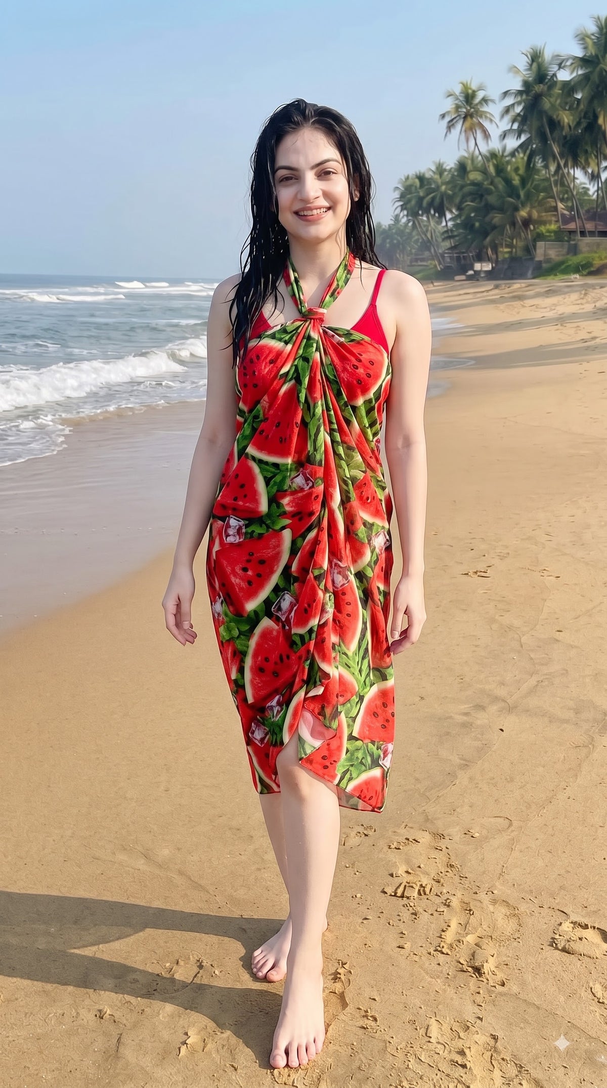 Women's Printed Coastal Sarong