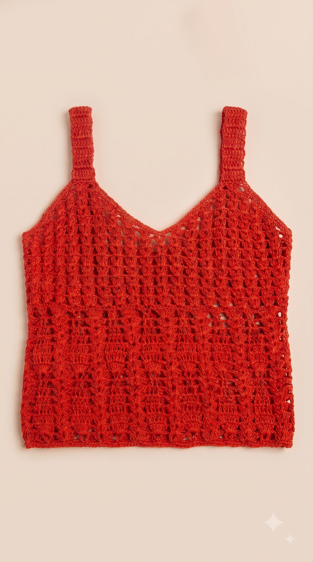 Madrid Cherry Crochet Tank
