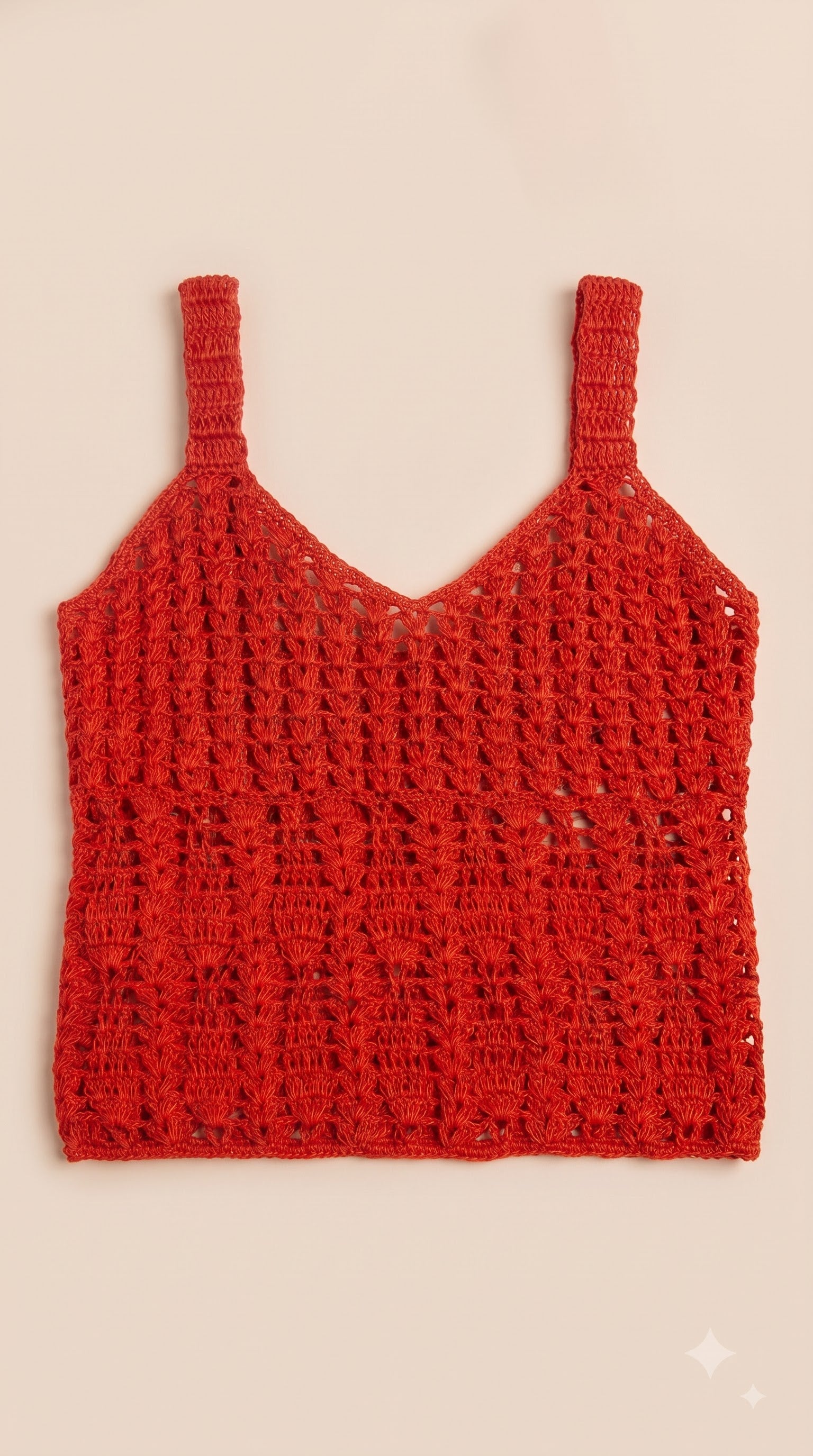Madrid Cherry Crochet Tank