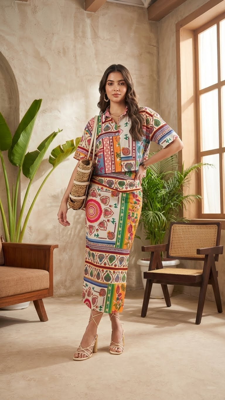 Kaleidosa Printed Co-ord Set