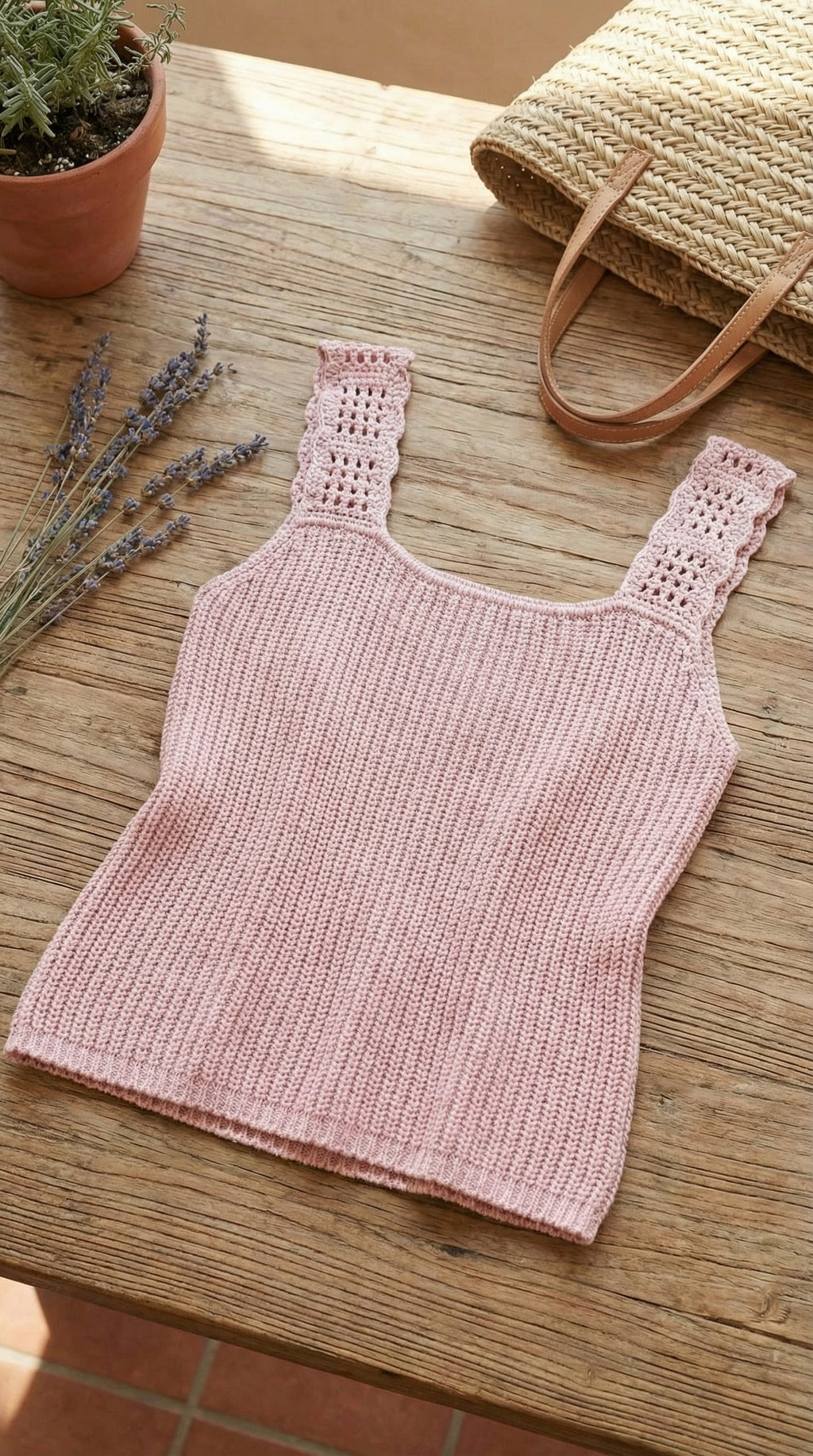 Lisbon Crochet Tank Top