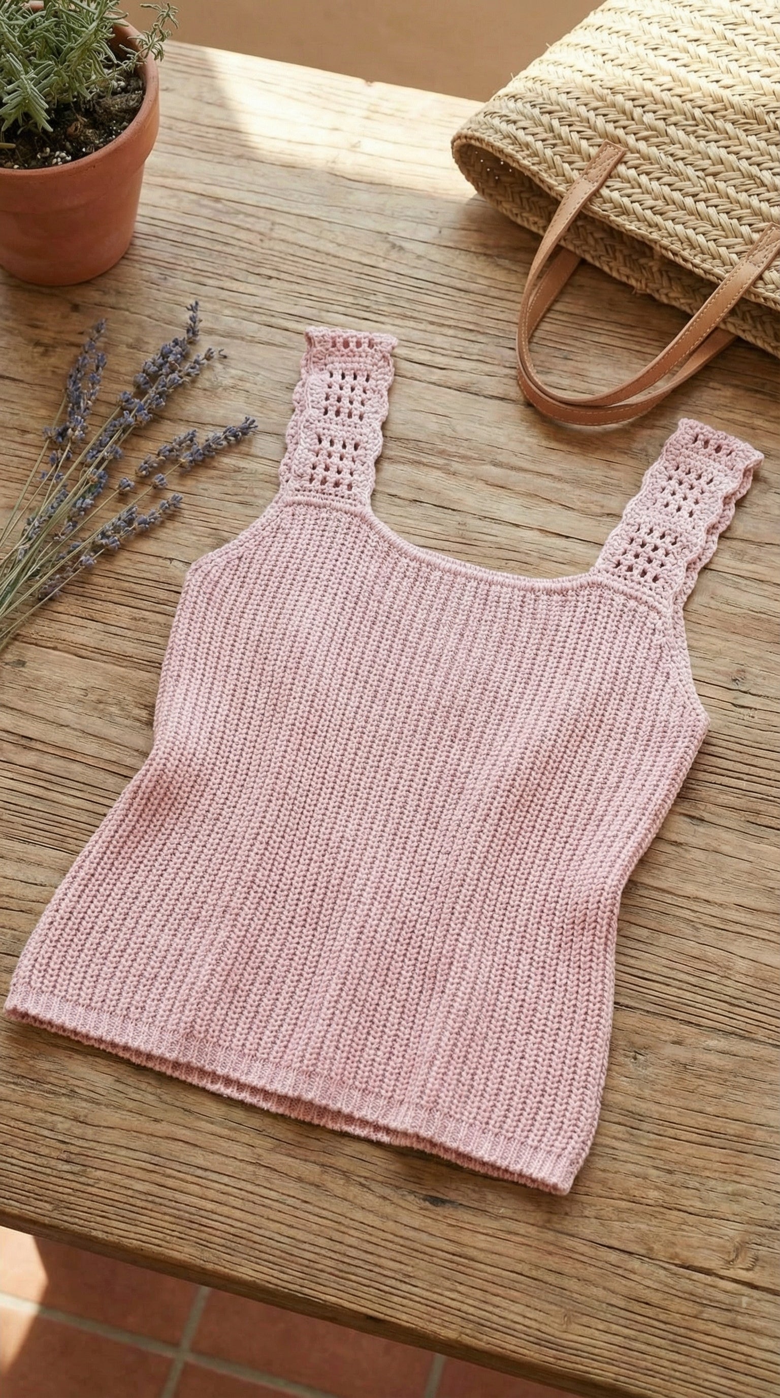 Lisbon Crochet Tank Top