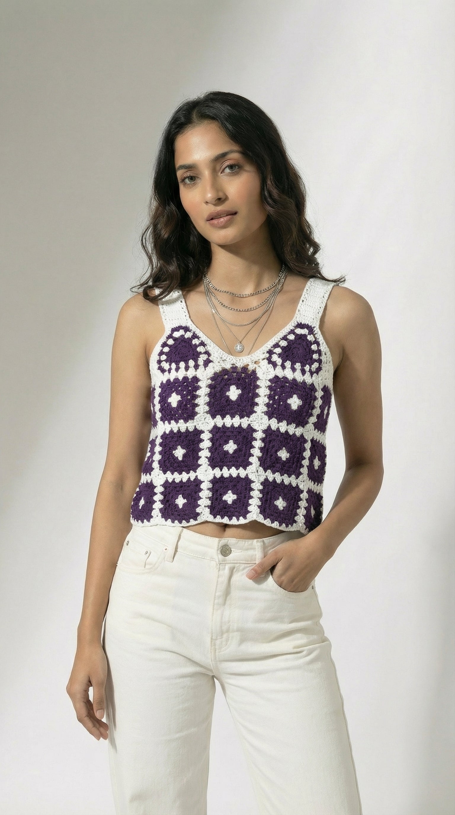 Palermo Crochet Crop Top