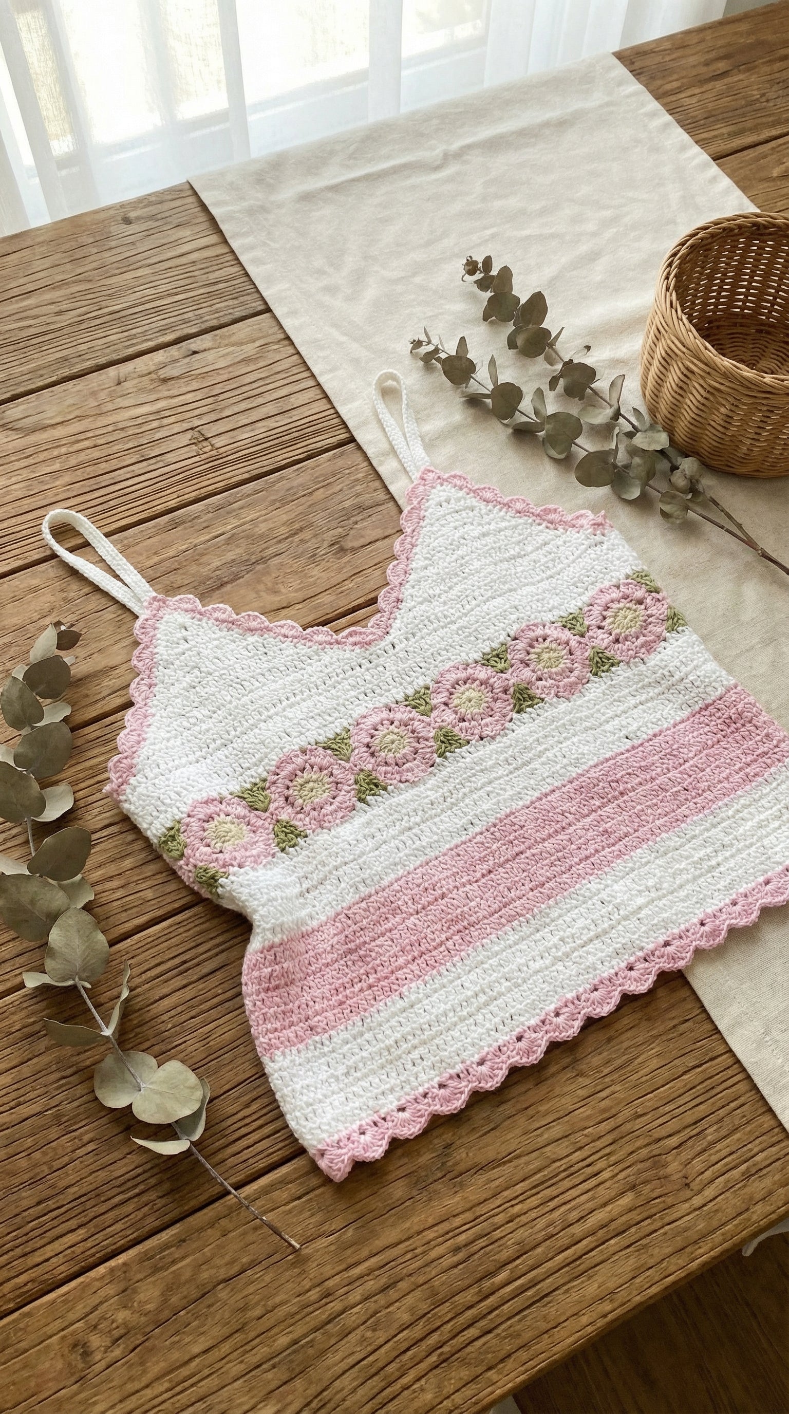 Positano Crochet Crop Top