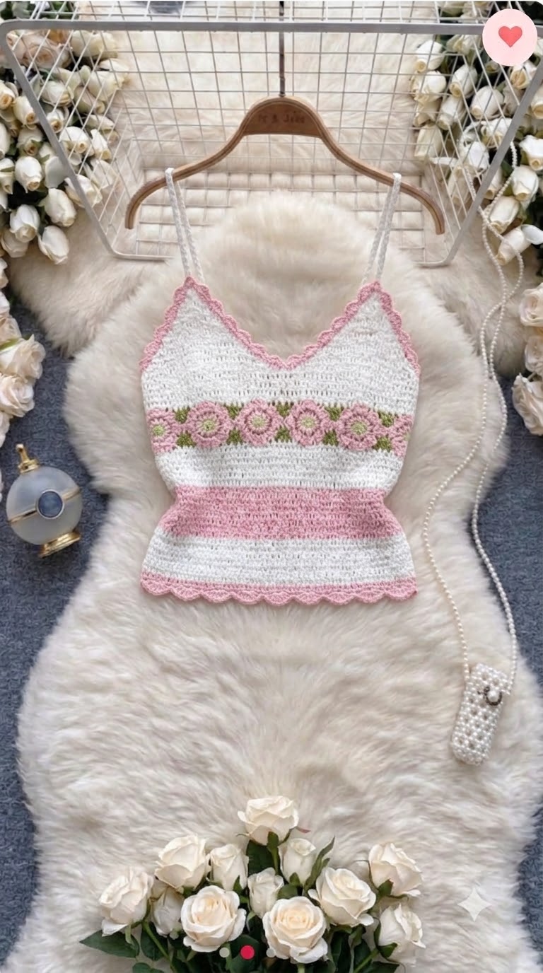 Positano Crochet Crop Top