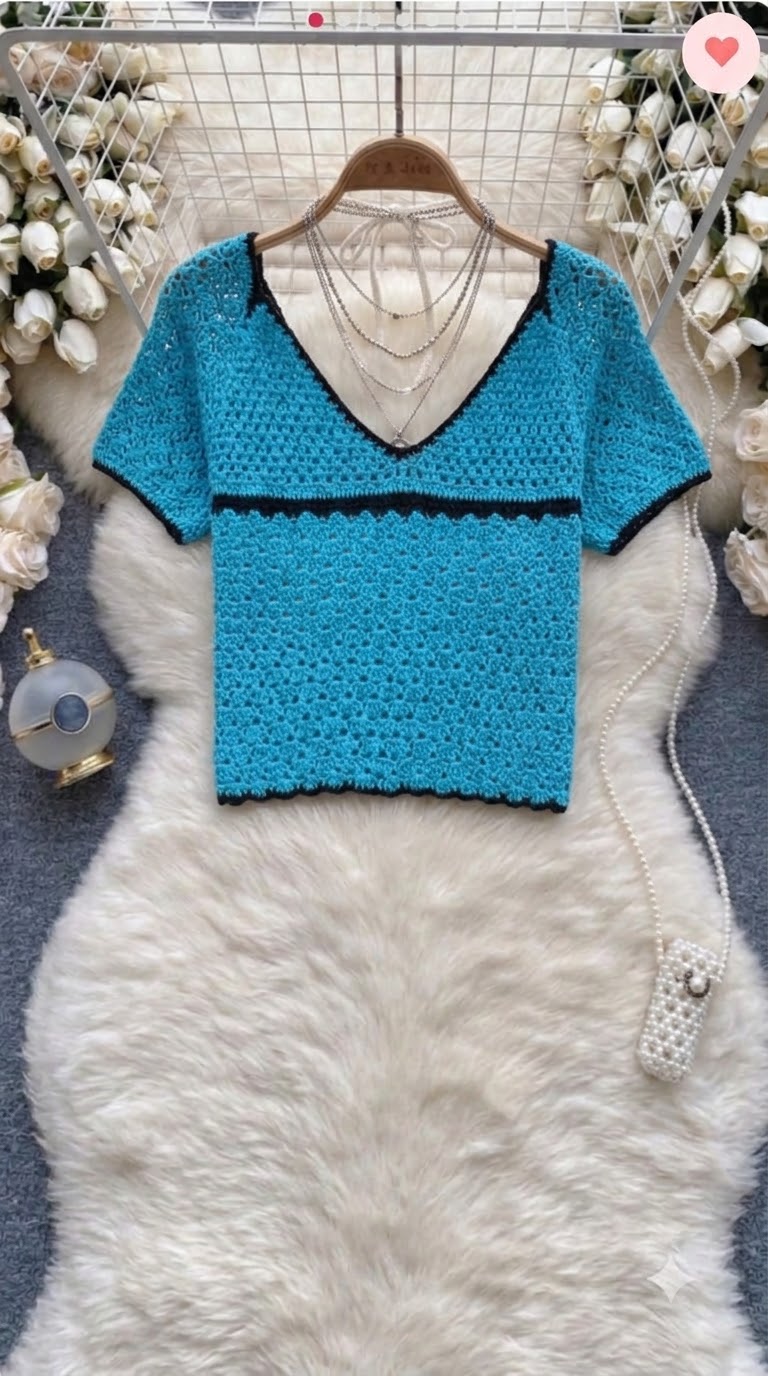Menton Crochet Top