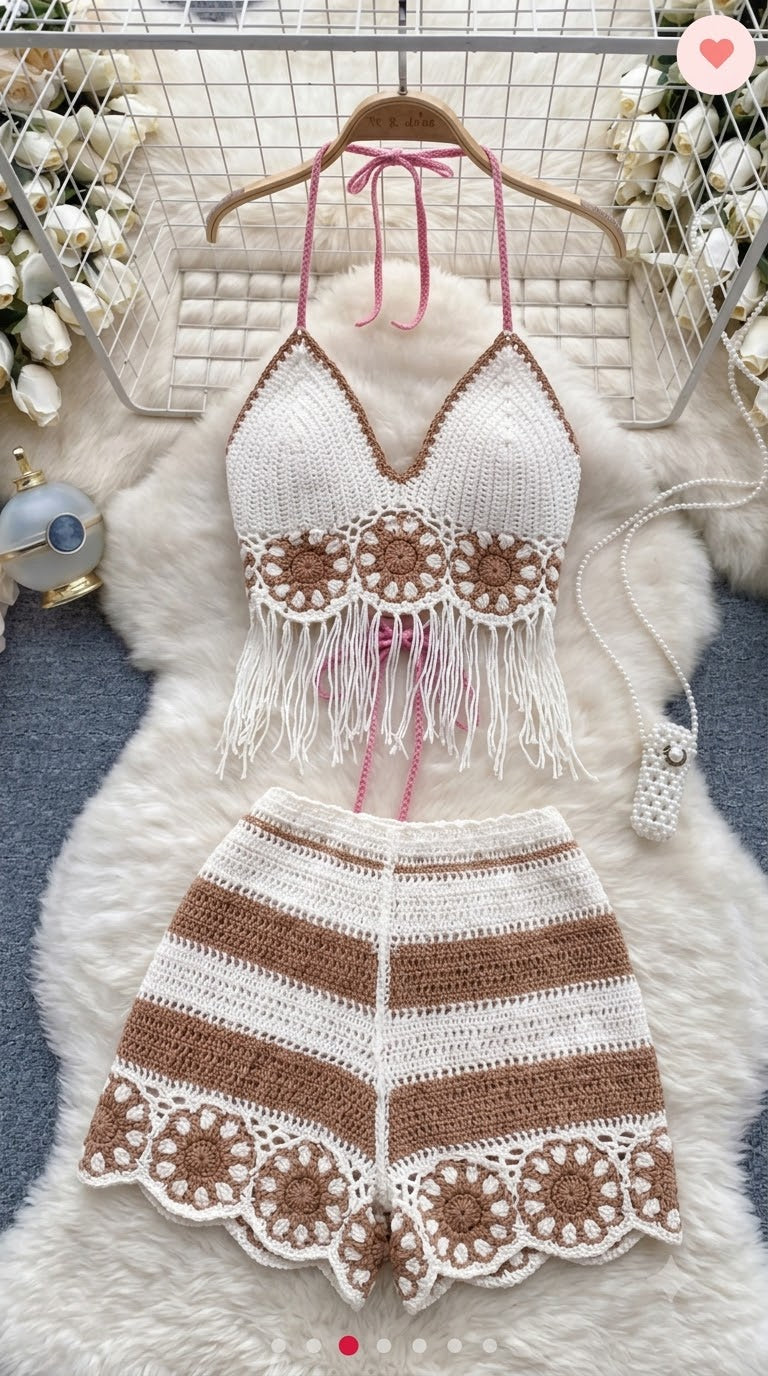 Saharan Daisy Short Set